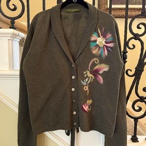 Oilily Olive Green Cardigan
